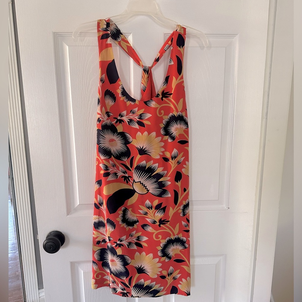 J Crew Short Dress with Twist Back Detail, Size 6